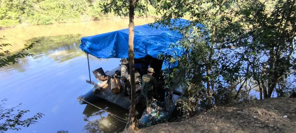 Naturatins e BPMA realizam operação de combate ao garimpo ilegal