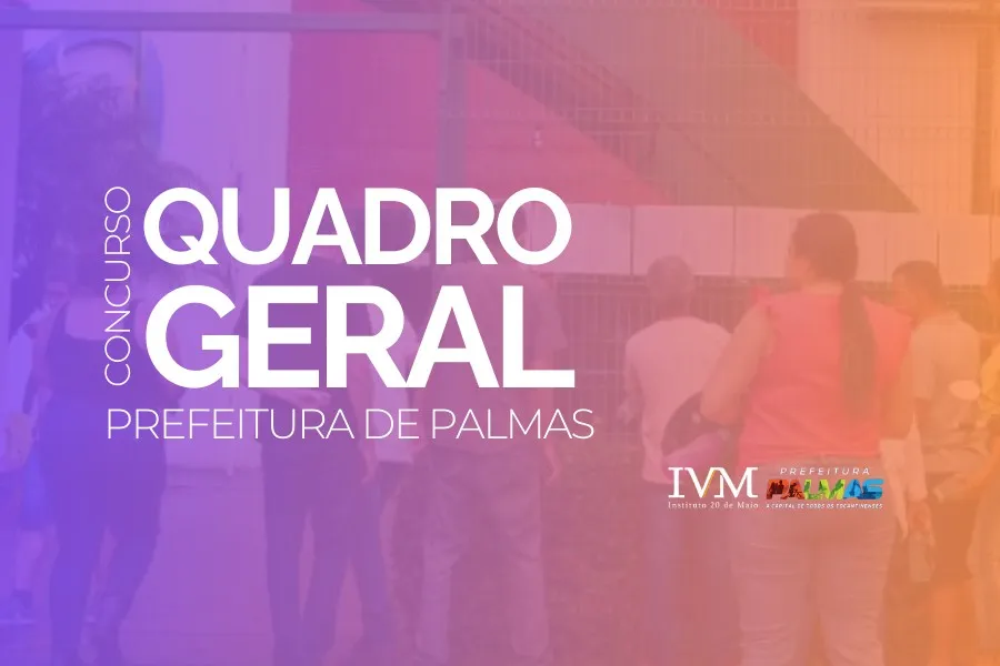  Copese e Prefeitura de Palmas divulgam resultado preliminar do concurso para o Quadro Geral
