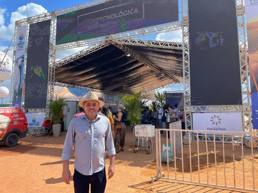 Vereador Marilon Barbosa prestigia abertura da Agrotins e destaca potencial do agronegócio