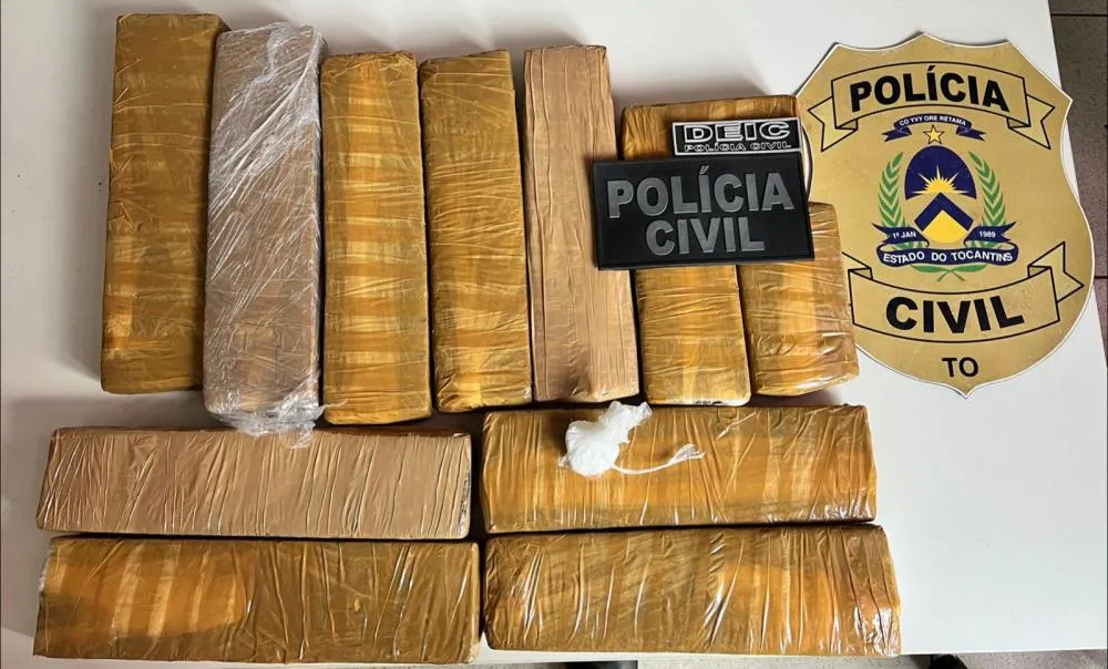 Em Porto Nacional, Polícia Civil prende suspeito por tráfico de drogas