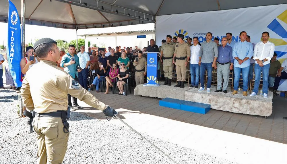 Governador Wanderlei Barbosa inaugura Comando Regional de Policiamento e base da Força Tática em Araguaína para atender mais de 40 municípios