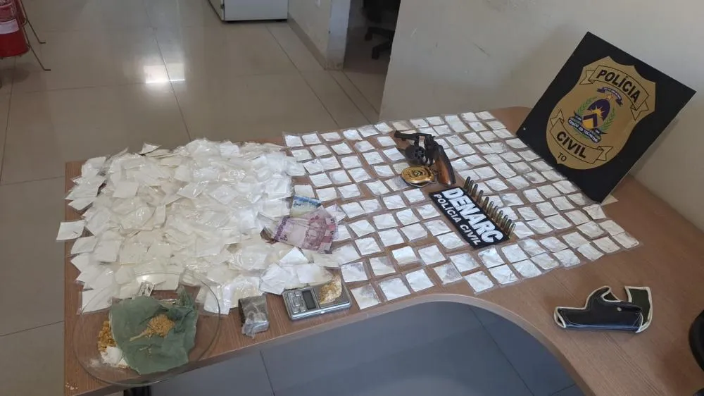 Divisão de Combate a Narcóticos da Polícia Civil do Tocantins deflagra operação prende traficante e apreende mais de 800 porções de drogas em Araguaína