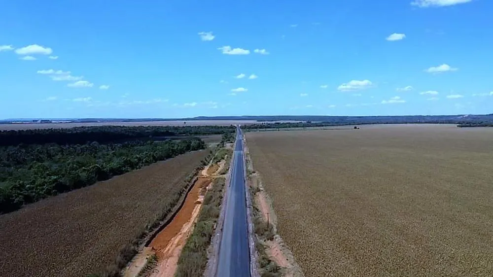 Governador Wanderlei Barbosa inaugura mais de 30 Km de pavimentação na TO-020 no município de Campos Lindos nesta sábado, 15