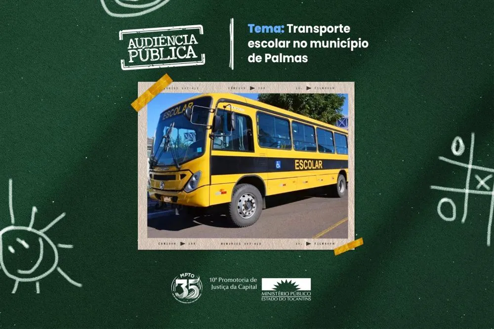 MPTO realizará audiência pública para discutir situação do transporte escolar em Palmas