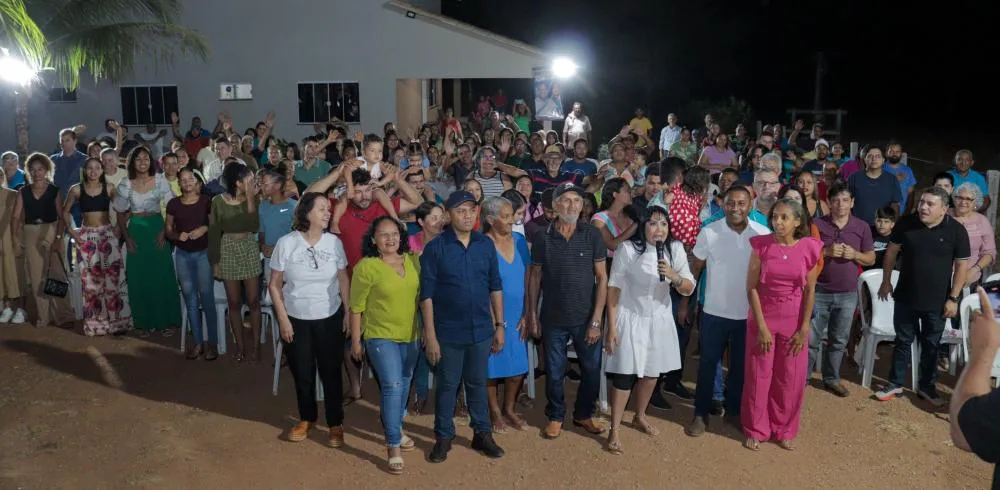 Marcos Marinho reúne dezenas de pessoas em evento de pré-campanha no Taquarussú Grande