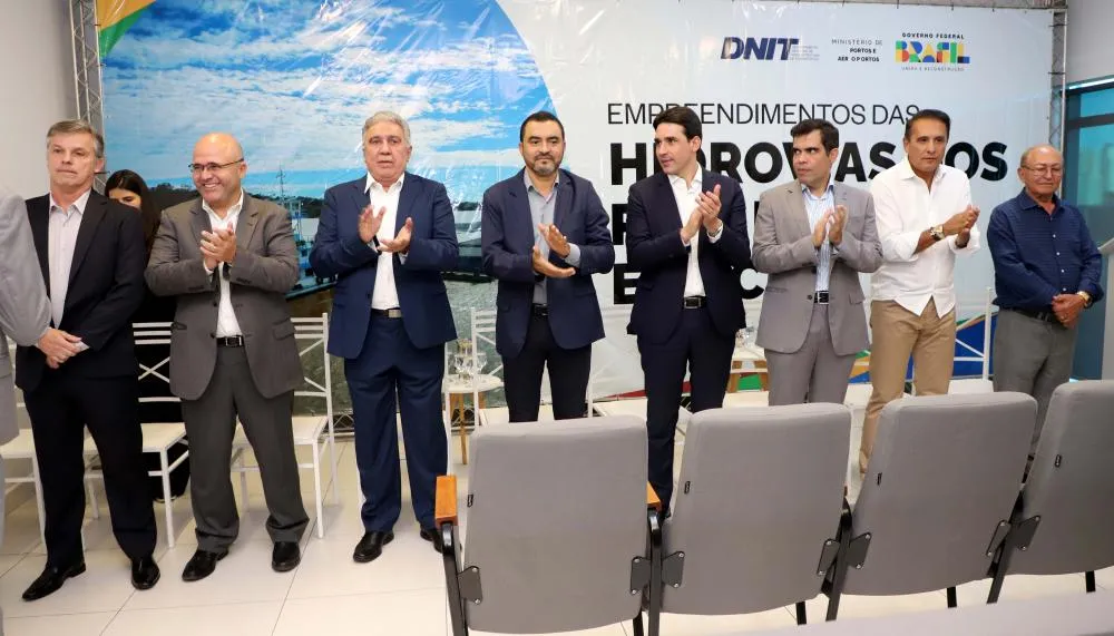 Governador Wanderlei Barbosa participa da apresentação do projeto para implantação das hidrovias dos rios Madeira e Tocantins