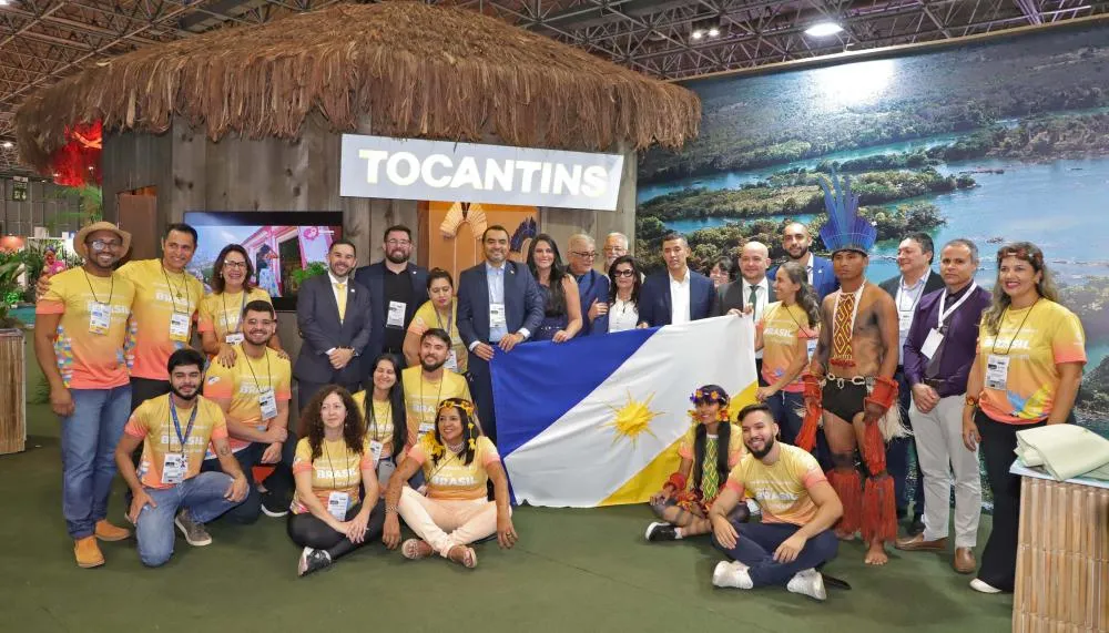 Governador Wanderlei Barbosa exalta potencial turístico do Tocantins durante visita ao Salão do Turismo no Rio de Janeiro 