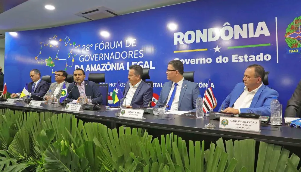 No 28° Fórum de Governadores da Amazônia Legal, Wanderlei Barbosa reforça compromisso do Tocantins com o desenvolvimento econômico da região
