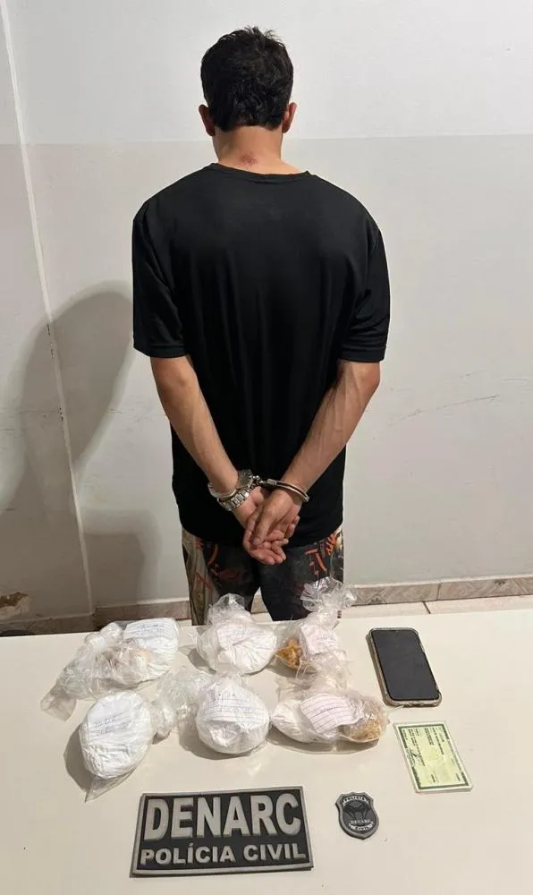 Em Palmas, Polícia Civil apreende adolescente com aproximadamente R$ 50 mil em entorpecentes 