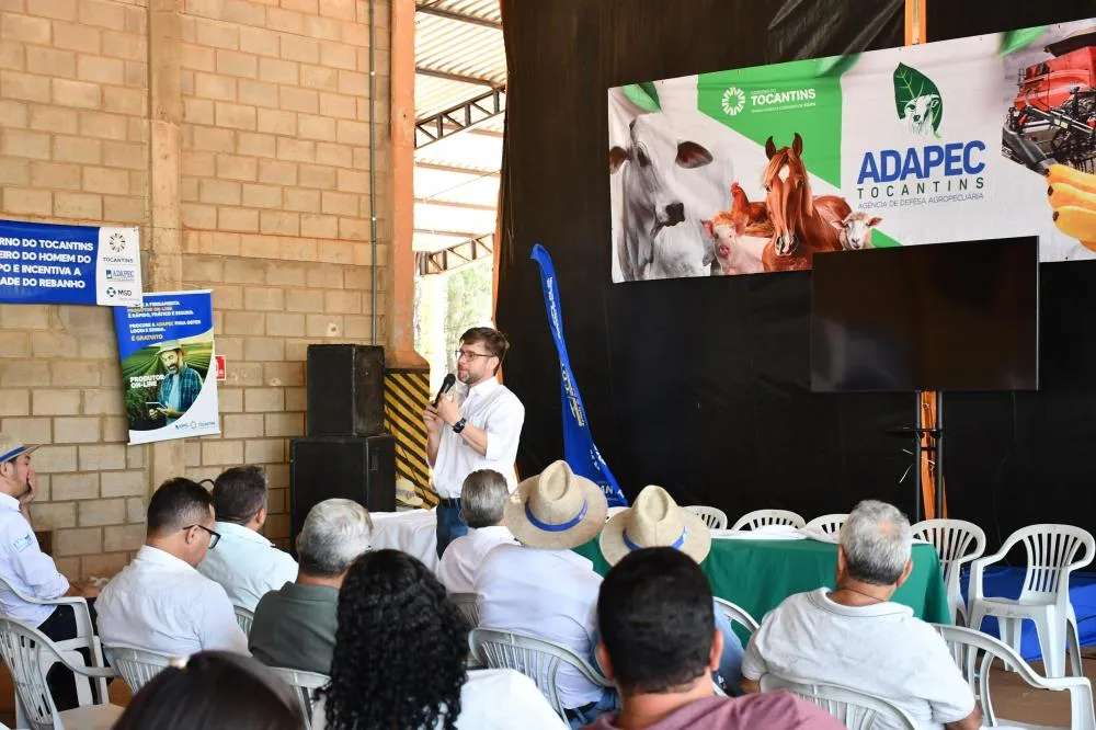 Governo do Tocantins leva informações sobre sanidade animal aos produtores rurais de Pedro Afonso