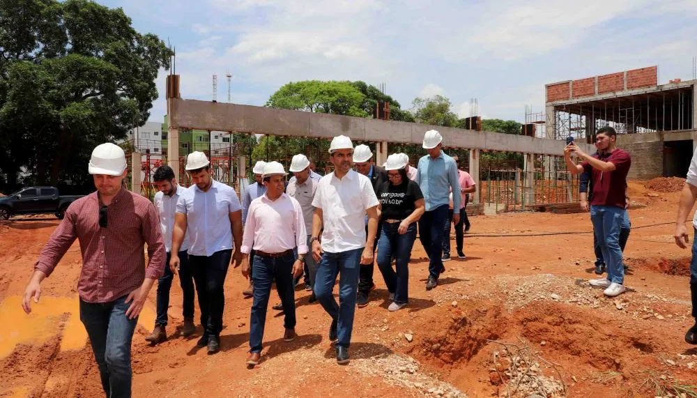 Governador Wanderlei Barbosa anuncia ampliação das obras na escola estadual do Jardim Taquari