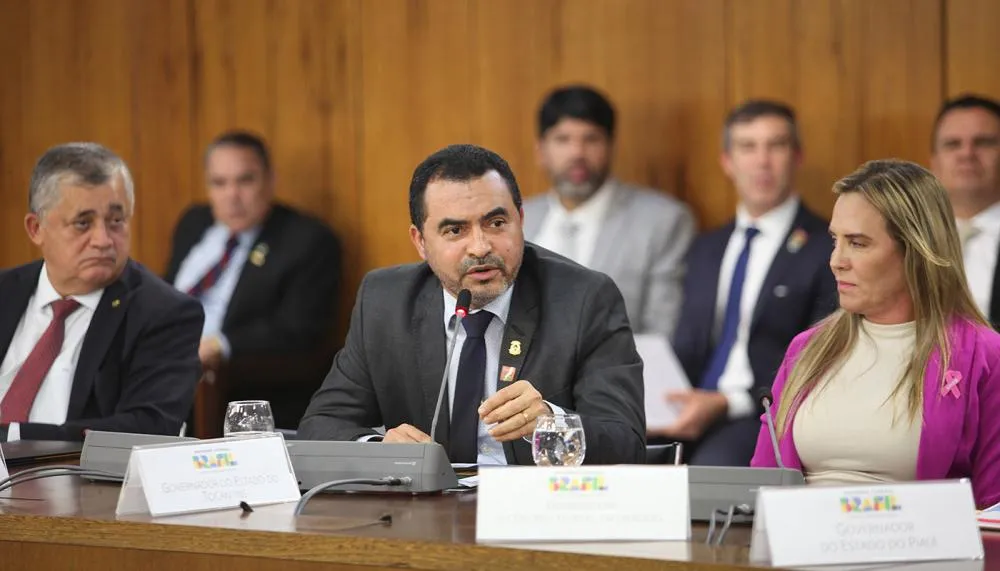 Em Brasília, governador Wanderlei Barbosa participa de reunião para discutir PEC da Segurança Publica