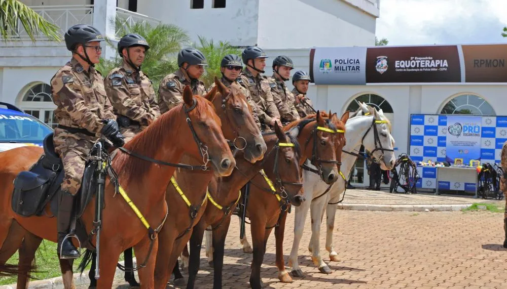 Governador Wanderlei Barbosa inaugura Centro de Equoterapia da Polícia Militar em Palmas