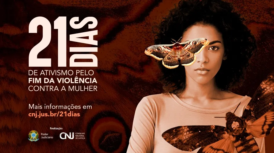 TJTO adere aos 21 dias de ativismo pelo fim da violência contra a mulher que começa nesta quarta (20/11)