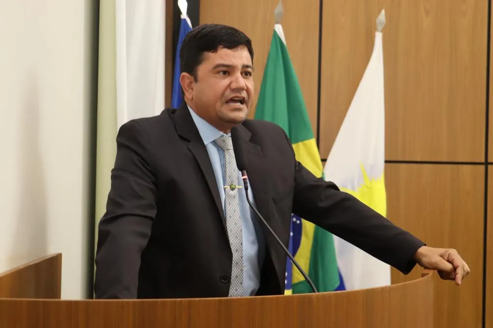 Rogério Freitas solicita roçagem, retirada de galhadas, manutenção e limpeza do Jardim Aureny IV