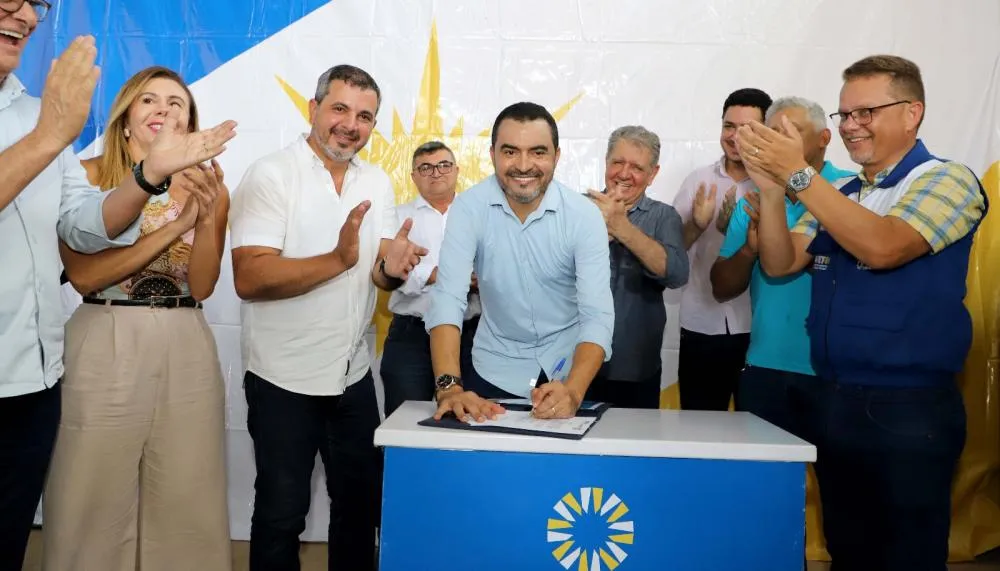 Governador Wanderlei Barbosa assina Ordem de Serviço de quase R$ 30 milhões para a construção do aeródromo de São Félix, no Jalapão