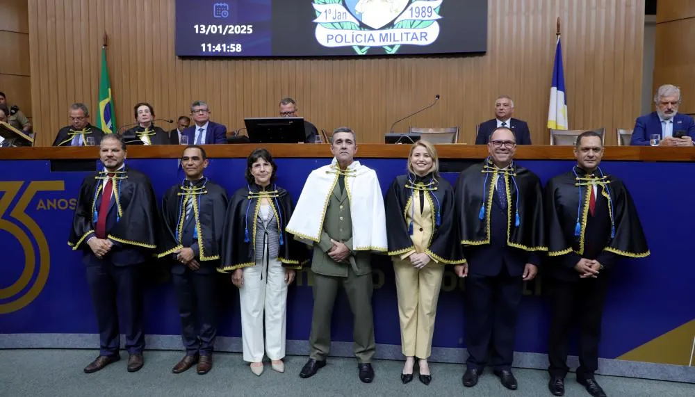 Governador Wanderlei Barbosa e secretários estaduais são homenageados pela PMTO com título de Doutor Honoris Causa