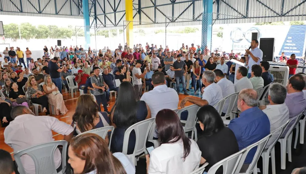 Em Cariri do Tocantins, governador Wanderlei Barbosa entrega reforma do Ginásio Poliesportivo que recebeu R$ 1,8 milhão do Governo do Tocantins