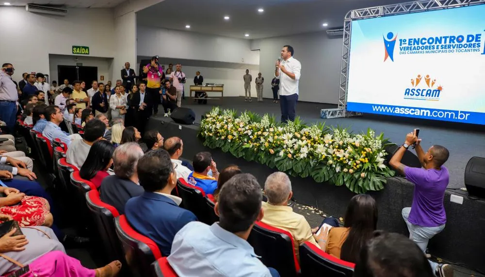 Em evento com vereadores, governador Wanderlei Barbosa destaca a união para garantir avanços nos municípios