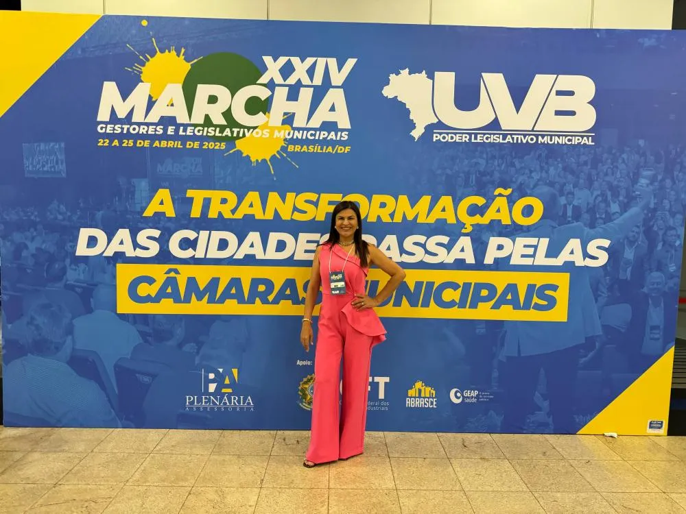 Vereadora Karina Café participa da XXIV Marcha dos Gestores e Legislativos Municipais em Brasília