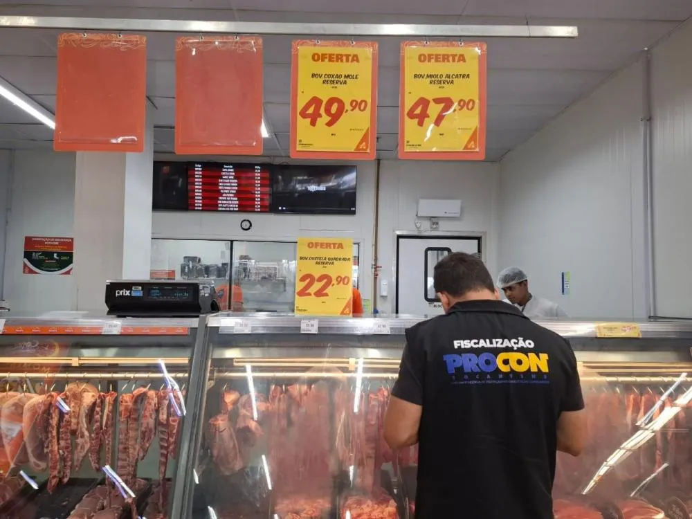 Procon Tocantins encontra variação de até 101% nos preços das carnes em Araguaína