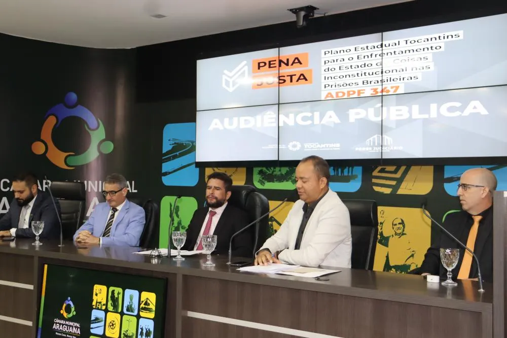 Seciju e Poder Judiciário realizam audiências públicas em Palmas, Gurupi e Araguaína para elaboração do Plano Estadual Pena Justa