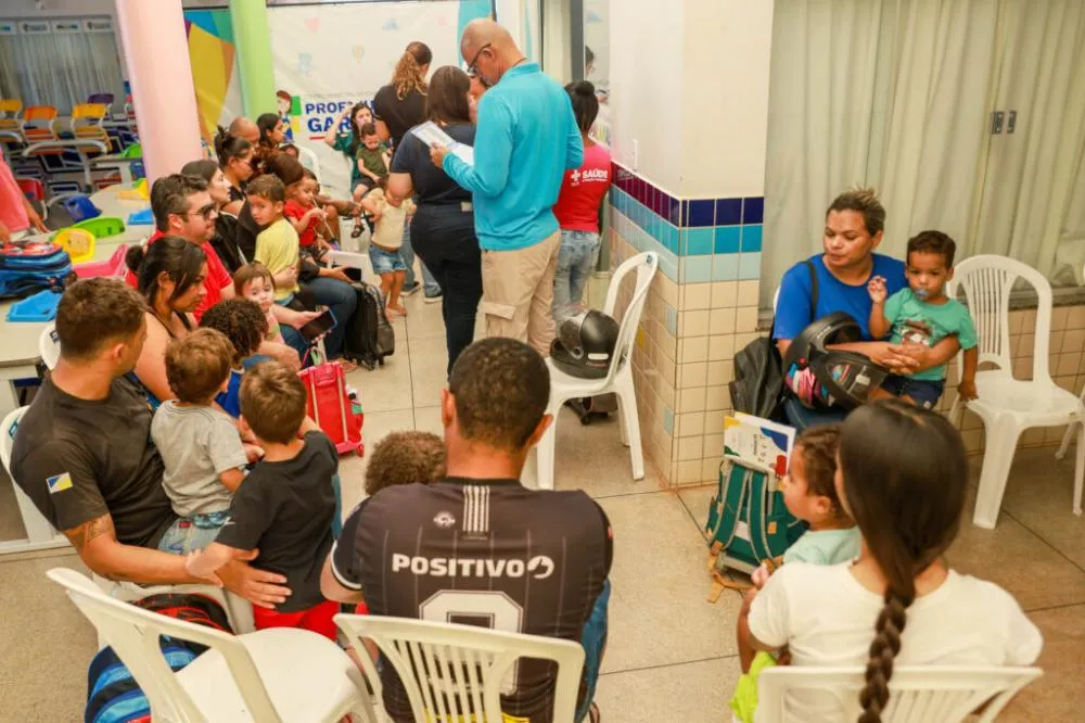 Cmei Juscéia Garbelini em Palmas recebe reforço nas ações de vacinação para crianças de até seis anos