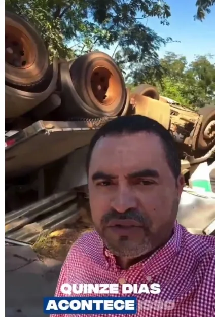 Após novo acidente em serra do Taquaruçu, governador Wanderlei Barbosa visita o local com equipe técnica para mudanças na pista