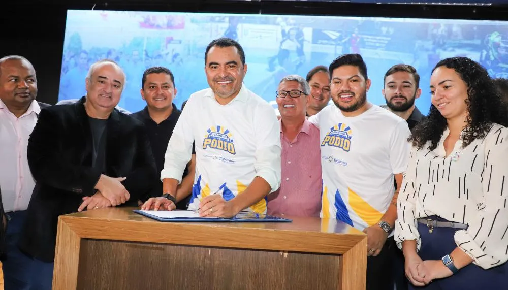 Governador Wanderlei Barbosa lança programa Tocantins no Pódio, com projeto de monitoramento para fortalecer a prática esportiva nos 139 municípios