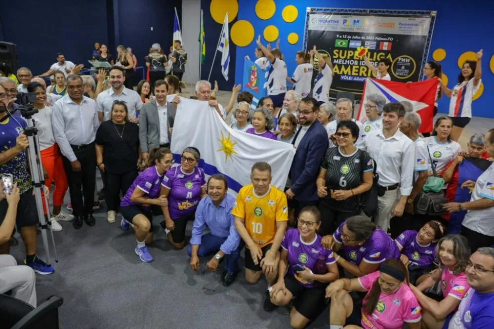 Palmas recebe Superliga das Américas de Voleibol Adaptado à Melhor Idade