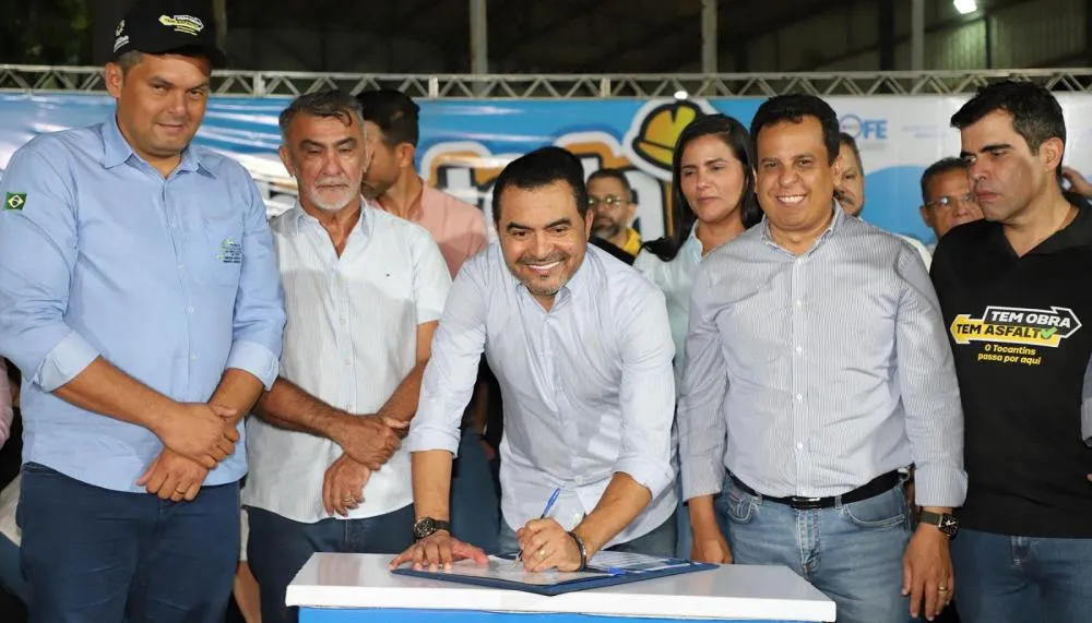 Com investimento de R$ 1,4 milhão, governador Wanderlei Barbosa assina Ordem de Serviço para reforma de escola em Recursolândia