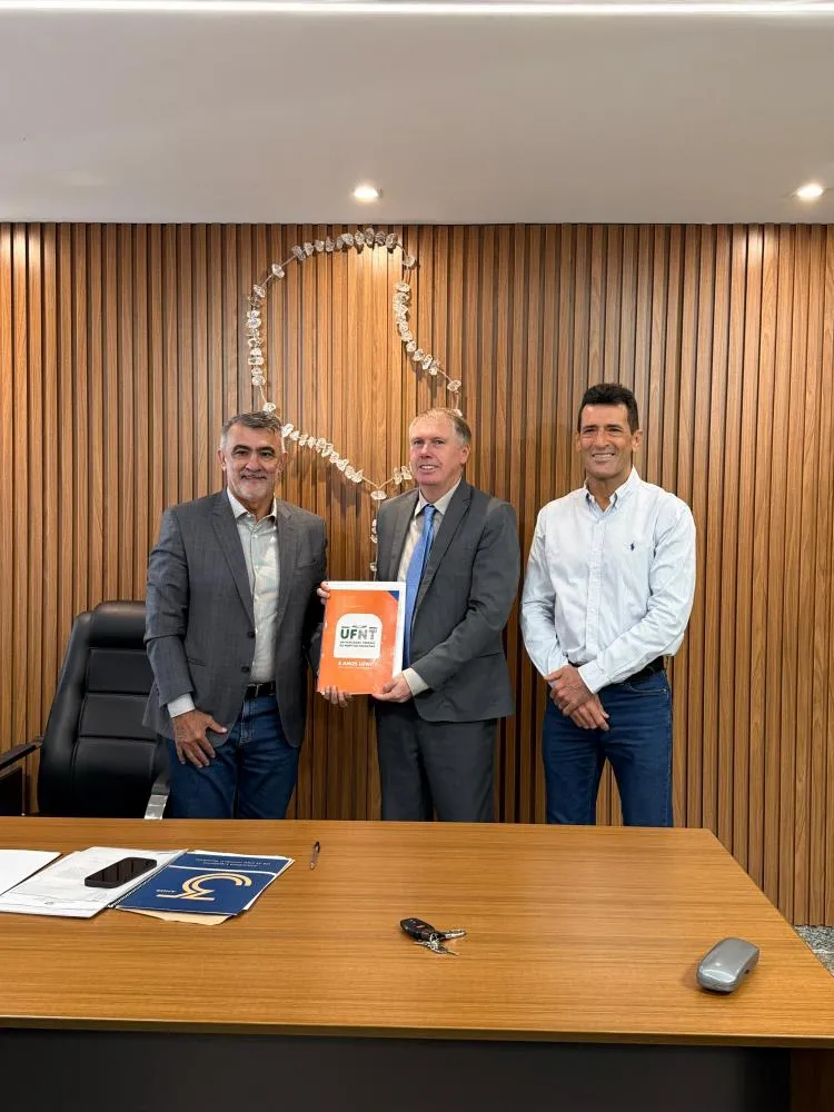 Presidente da Aleto e reitor da UFNT articulam implantação de estação de pesquisa em Esperantina