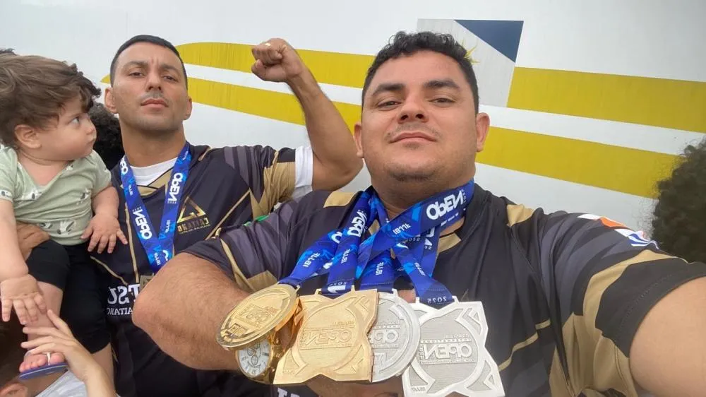 Atleta Mirindiba conquista duas medalhas de ouro e duas de prata no Brasília International Open de Jiu-Jitsu