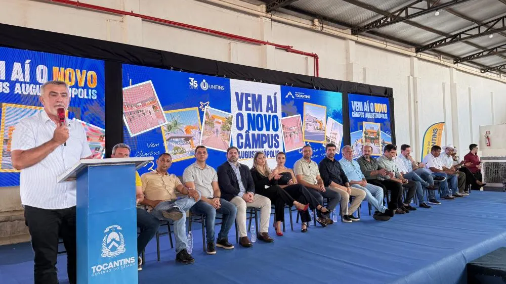 “Oportunidades que não tivemos”: Amélio destaca impacto da nova sede da Unitins em Augustinópolis