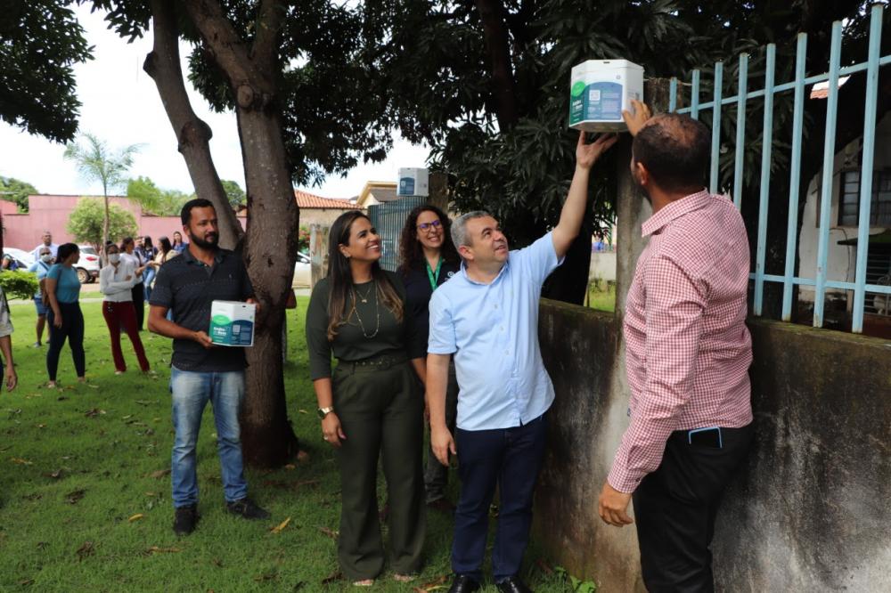 Aedes do Bem: Prefeitura de Porto Nacional e Oxitec instalam primeiras caixas do Aedes do Bem no município