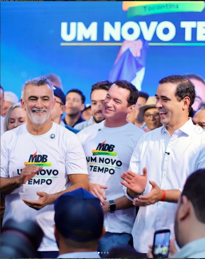 Filiação de Amélio Cayres ao MDB movimenta bastidores e consolida novo bloco político no Tocantins