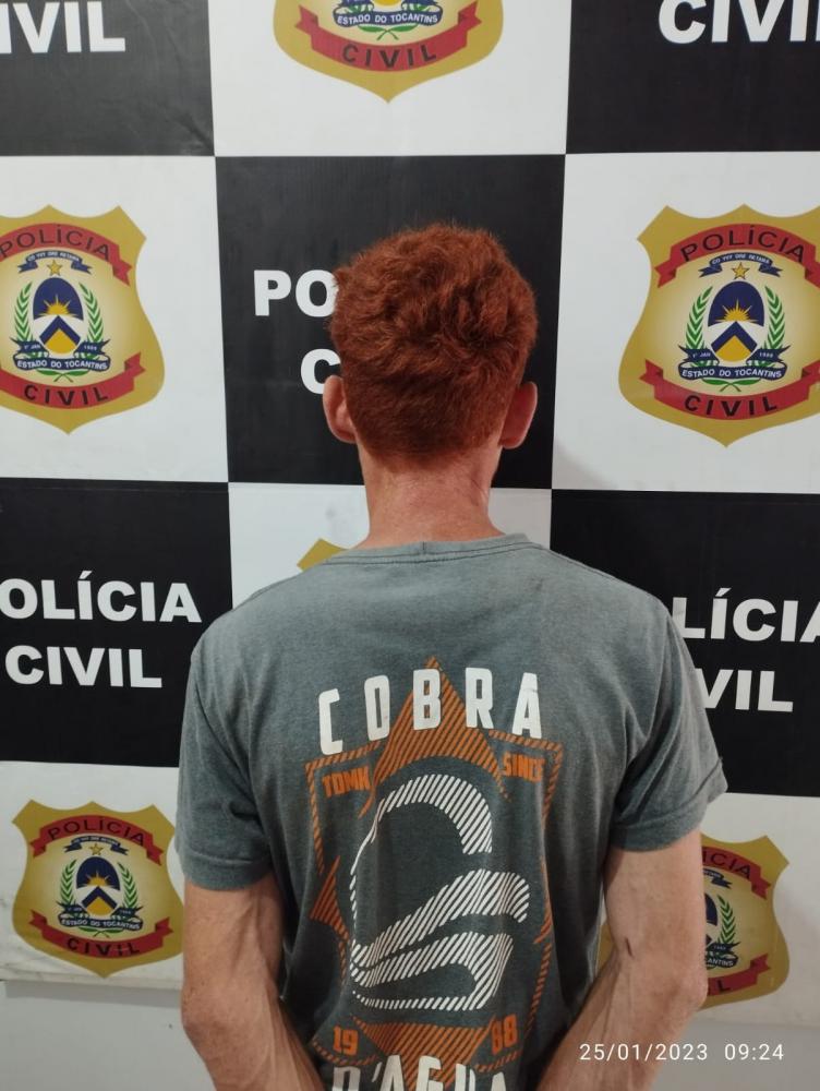Homem suspeito de praticar uma série de crimes contra o patrimônio em Gurupi é preso pela Polícia Civil