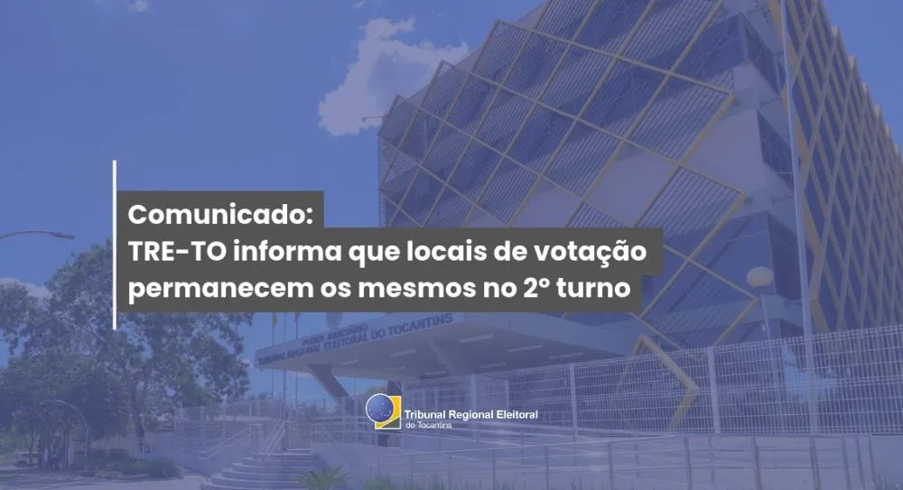 Foto: Divulgação TRE-TO