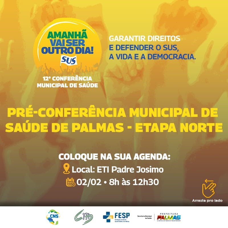 Moradores da região norte recebem pré-conferência para debater Sistema Único de Saúde