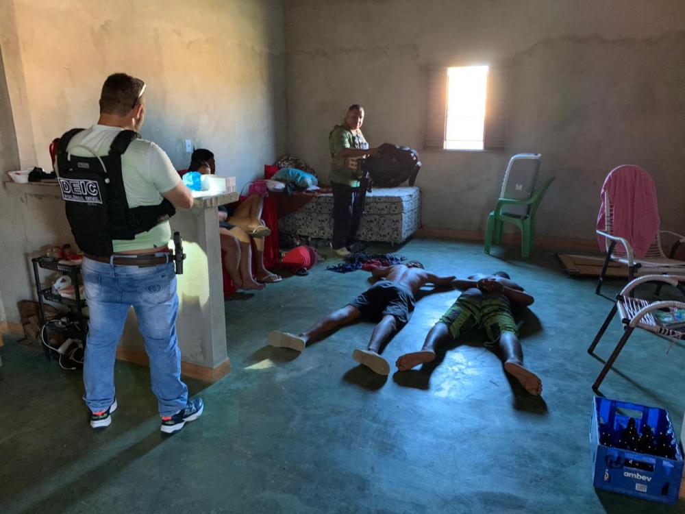 Polícia Civil deflagra operação contra a criminalidade e prende quatro pessoas em Paraíso do Tocantins