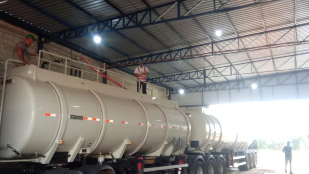 Agência de Metrologia verifica de Veículo-Tanque Rodoviário de transporte de cargas perigosas