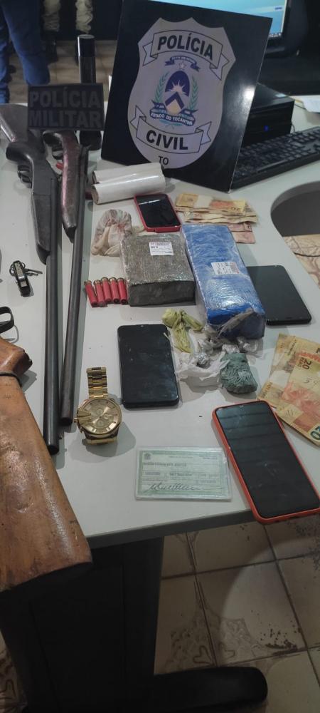 No norte do Tocantins, forças de segurança realizam operação de combate ao crime
