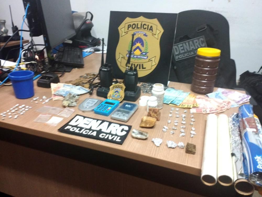 Seis pessoas são presas em Araguaína por tráfico e associação para o trafico de drogas